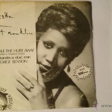 Discos de vinilo: ARETHA FRANKLIN - LOVE ALL THE HURT AWAY / YOU CAN'T ALWAYS GET WHAT YOU WANT (R STONES) (1981)