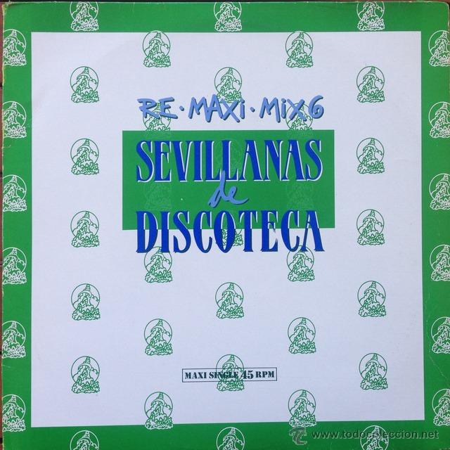 Discos de vinilo: Sevillanas De Discoteca - MAXI SINGLE . 1989 HISPAVOX - Foto 1