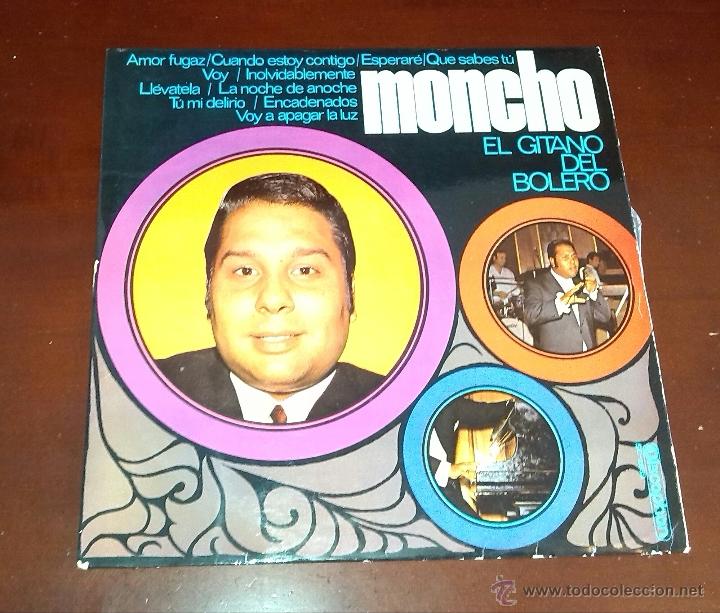 Discos de vinilo: MONCHO - EL GITANO DEL BOLERO - LP - 1969 - Foto 1