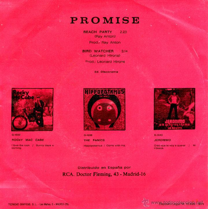 Discos de vinilo: PROMISE - BEACH PARTY - Foto 2