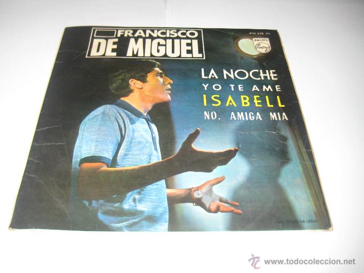 Discos de vinilo: Francisco de Miguel - EP La noche + 3 - Foto 1