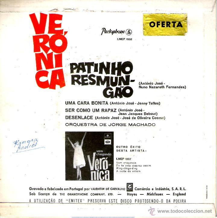 Discos de vinilo: VERONICA PATINHO RESMUNGAO - Foto 2