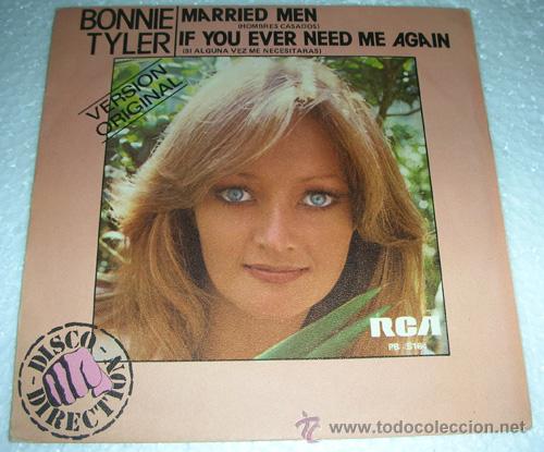 Discos de vinilo: BONNIE TYLER - MARRIED MEN - SINGLE 1979 - Foto 1