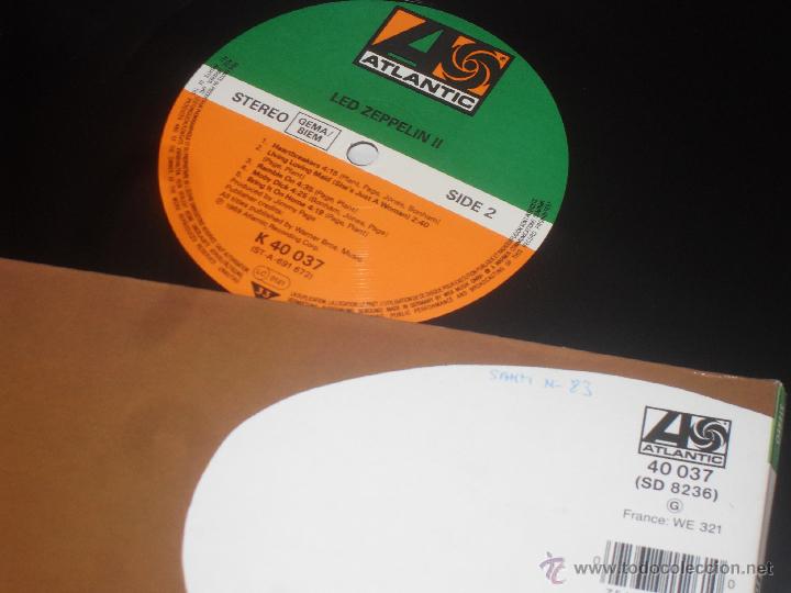 Discos de vinilo: LED ZEPPELIN LP. LED ZEPPELIN II MADE IN GERMANY. 1969. GATEFOLD - Foto 2