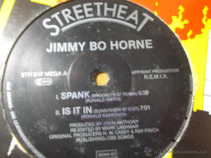 Discos de vinilo: JIMMY BO HORNE. SPANK MAXI 12 - Foto 3