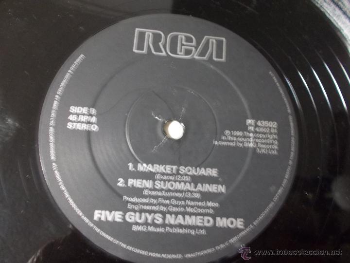 Discos de vinilo: FIVE GUYS NAMED MOE. SELFISH DAYS MAXI 12 - Foto 2