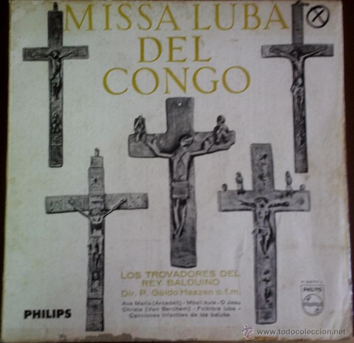 Discos de vinilo: LP argentino de Los Trovadores del Rey Balduino a&ntilde;o 1958 - Foto 1