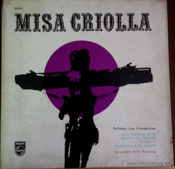 Discos de vinilo: LP argentino Misa Criolla a&ntilde;o 1964 en Mono