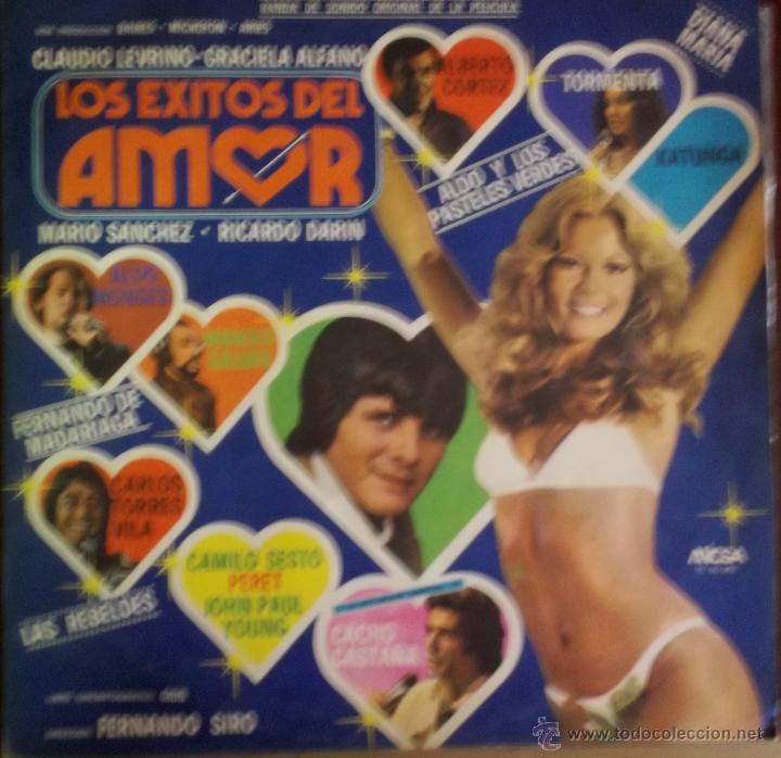 Discos de vinilo: LP argentino BSO Los &eacute;xitos del amor a&ntilde;o 1979 - Foto 1