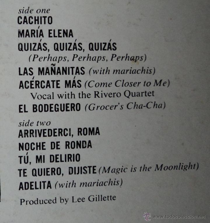 Discos de vinilo: Nat King Cole - Espa&ntilde;ol - Edici&oacute;n de USA - Foto 3