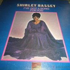 Discos de vinilo: SHIRLEY BASSEY - I´VE GOT A SONG FOR YOU LP - ORIGINAL INGLES - SUNSET RECORDS 1968 - STEREO. -. Lote 53243931