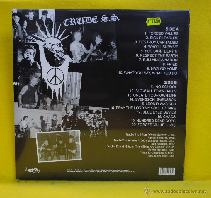 Discos de vinilo: CRUDE S.S. - WHOLL SURVIVE - LP - Foto 2