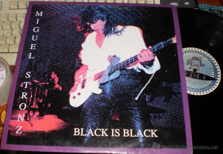 Discos de vinilo: MIGUEL STRONZ maxi BLACK IS BLACK.1994 - Foto 1