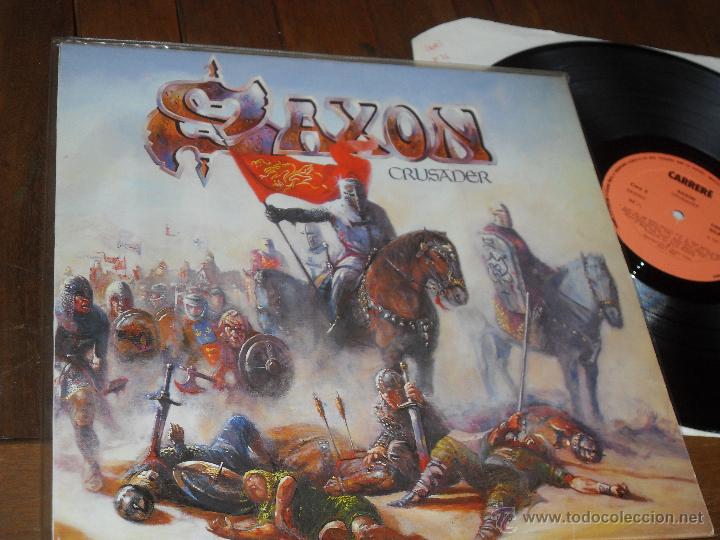 Discos de vinilo: SAXON LP. CRUSADER. MADE IN SPAIN. 1984. - Foto 1