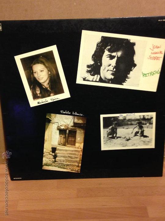 Discos de vinilo: Lp disco vinilo joan Manuel Serrat retratos - Foto 1