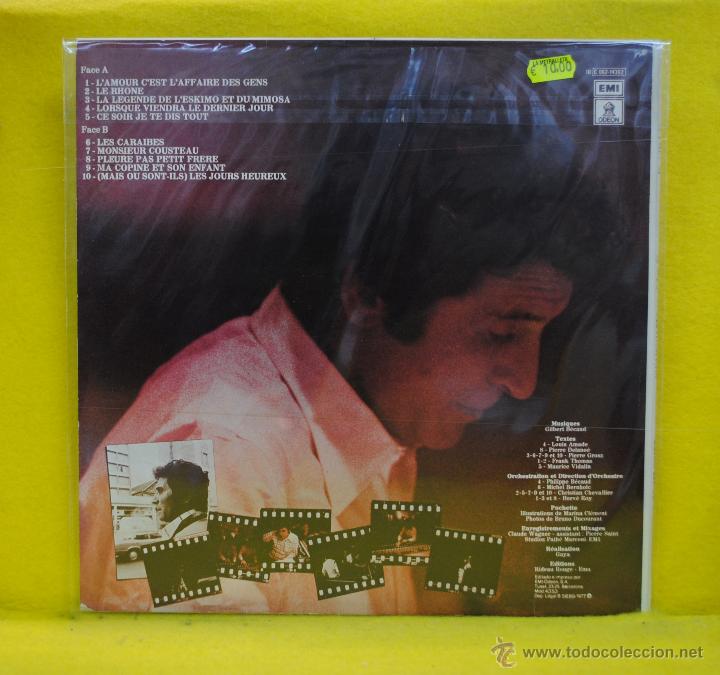 Discos de vinilo: GILBERT BECAUD - GILBERT BECAUD - LP - Foto 2