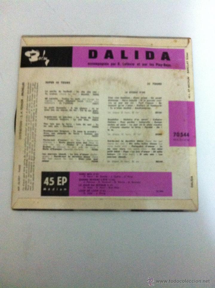 Discos de vinilo: dalida - chez moi - Foto 2