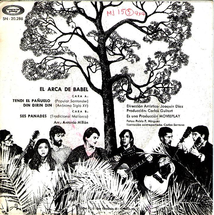 Discos de vinilo: EL ARCA DE BABEL TENDI EL PA&Ntilde;UELO - Foto 2