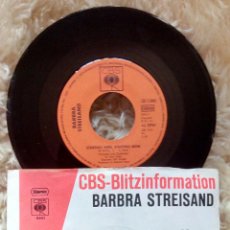 Discos de vinilo: 7 SINGLE VINILO - PROMO CBS ALEMANIA - BARBRA STREISAND - SING A SONG / MAKE YOUR OWN KIND OF MUSIC. Lote 53317119