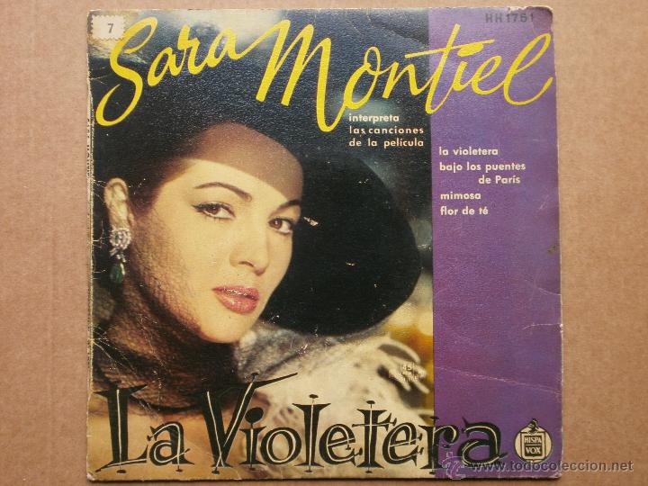 Discos de vinilo: SARA MONTIEL -LA VIOLETERA - Foto 1
