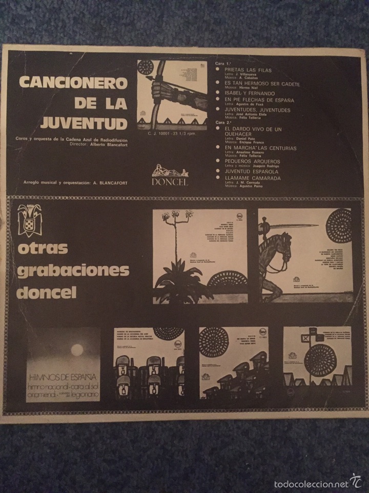 Discos de vinilo: Cancionero de juventud - Foto 2