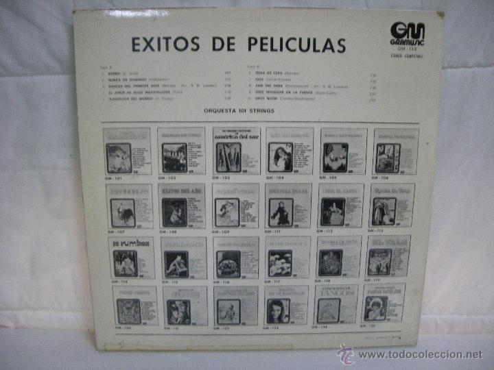 Discos de vinilo: EXITOS DE PELICULAS ** ORQUESTA 101 STRINGS ** GRAMUSIC ** LP VINILO - Foto 2