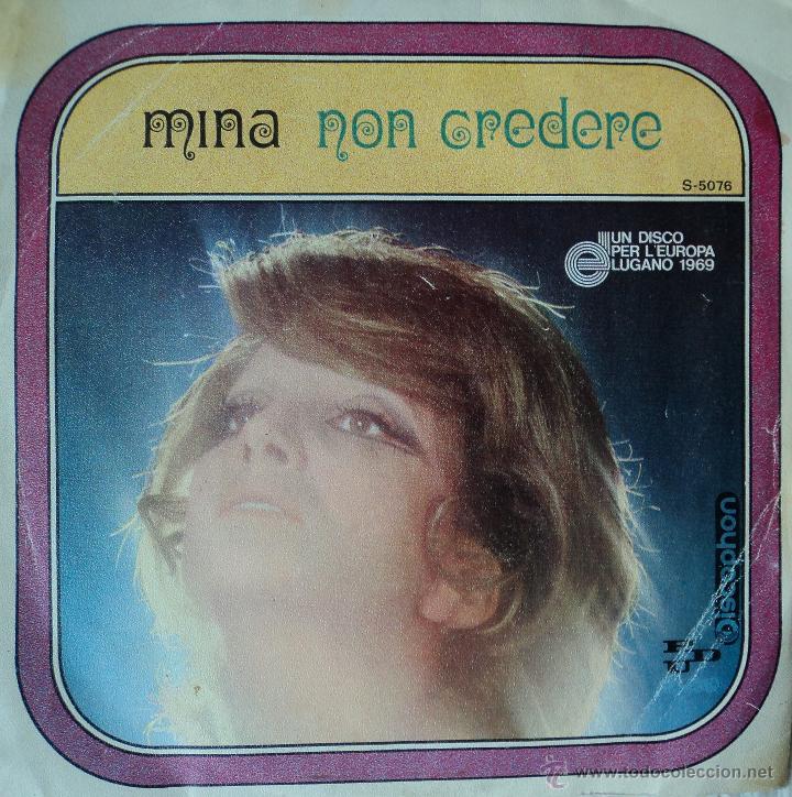 Discos de vinilo: Mina - Non credere - Edici&oacute;n de 1969 de Espa&ntilde;a - Foto 1