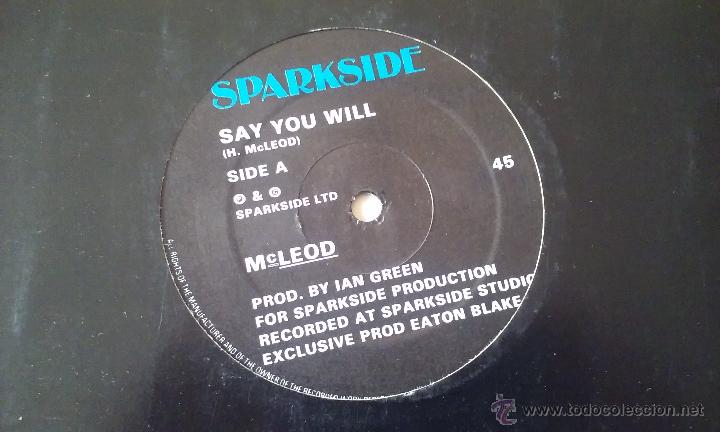 Discos de vinilo: H. McLeod - Say You Will - Foto 1