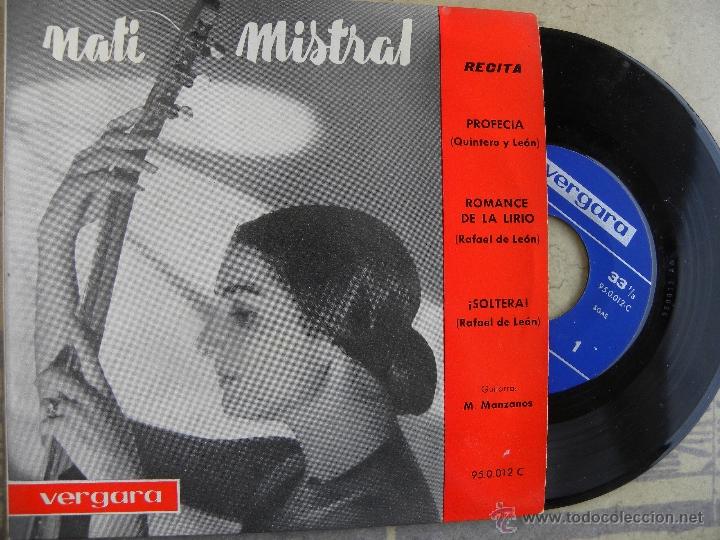 Discos de vinilo: NATI MISTRAL -EP 1962 -VERGARA - Foto 1