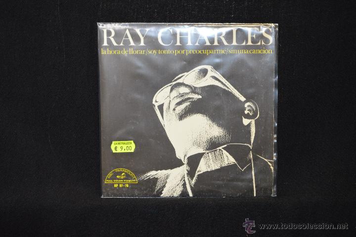 Discos de vinilo: RAY CHARLES - LA HORA DE LLORAR +3 - EP - Foto 1