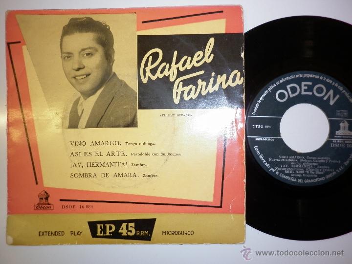Discos de vinilo: RAFAEL FARINA - EP - Foto 1
