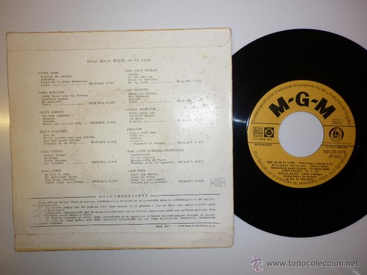 Discos de vinilo: CARLOS RAMIREZ - BARBARA RUICK- EP - Foto 2