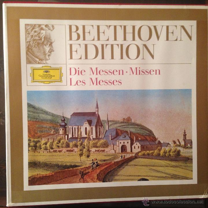 Discos de vinilo: BEETHOVEN EDITION. DIE MESSEN. 3 LP BOX. PRESS GERMANY. - Foto 1