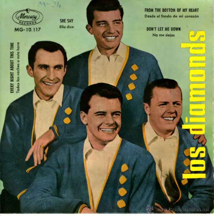Discos de vinilo: LOS DIAMONDS - SHE SAY - Foto 1