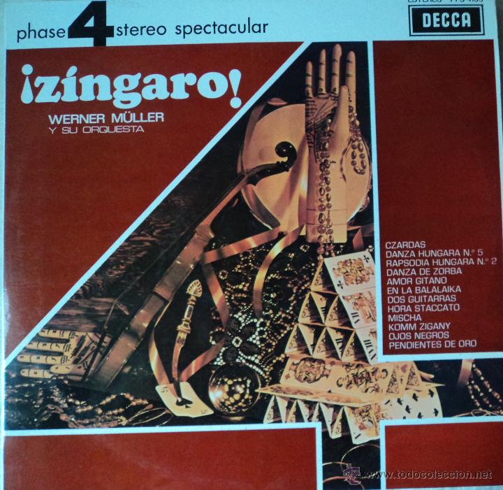 Discos de vinilo: Werner M&uuml;ller - Z&iacute;ngaro - Edici&oacute;n de 1970 de Espa&ntilde;a - Foto 1