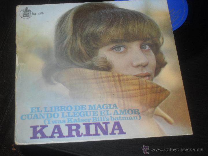 Discos de vinilo: KARINA SINGLE. EL LIBRO DE MAGIA. MADE IN SPAIN. 1967. - Foto 2