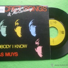 Discos de vinilo: BAS MUYS NOBODY I KNOW SINGLE SPAIN 1990 PDELUXE. Lote 53424528