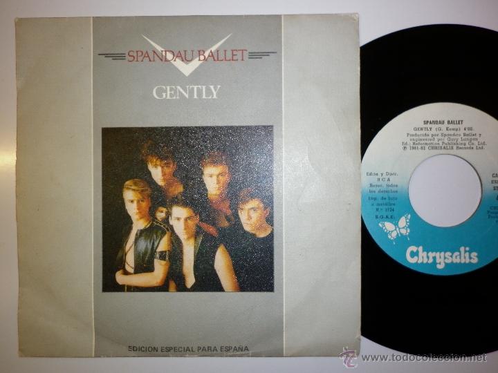 Discos de vinilo: SPANDAU BALLET - GENTLY 1981 Promo - Foto 1
