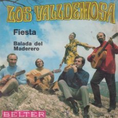 Discos de vinilo: LOS VALLDEMOSA - FIESTA - SINGLE DE VINILO 