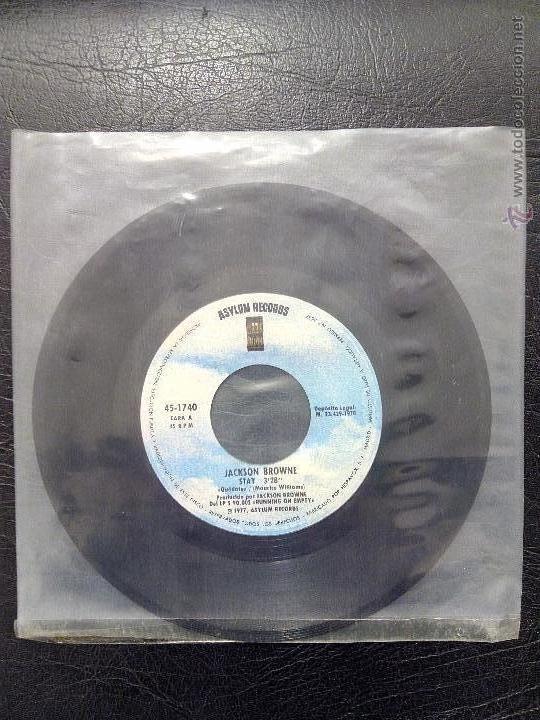 Discos de vinilo: SINGLE JACKSON BROWNE - STAY - ROSIE - HISPAVOX 1978. - Foto 1