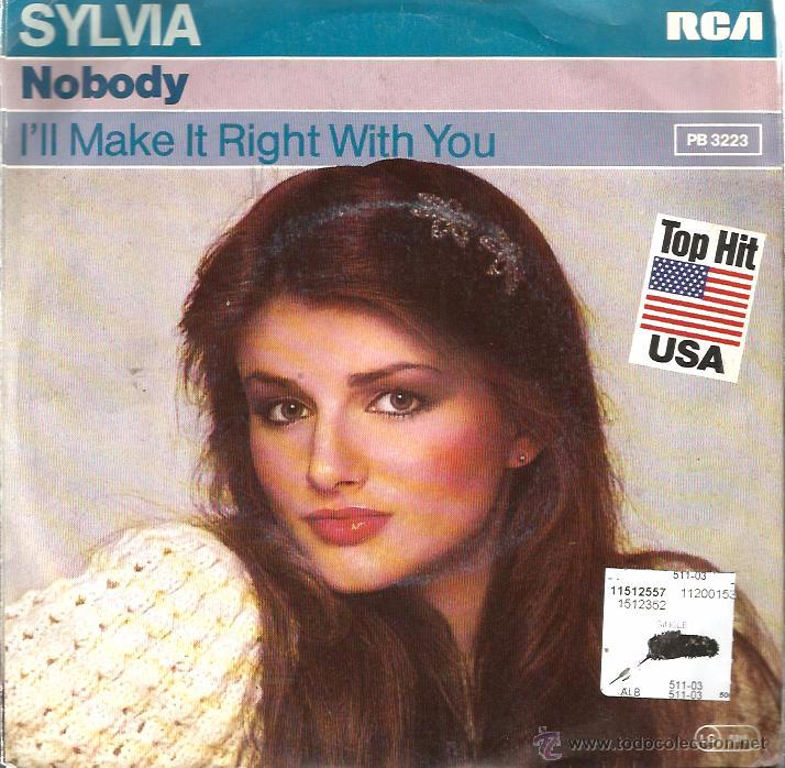 Discos de vinilo: SG SYLVIA : NOBODY