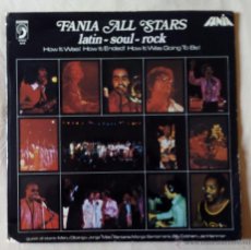 Discos de vinilo: FANIA ALL STARS, LATIN SOUL ROCK (DISCOPHON) LP ESPAÑA - GATEFOLD - BILLY COBHAM MONGO SANTAMARIA