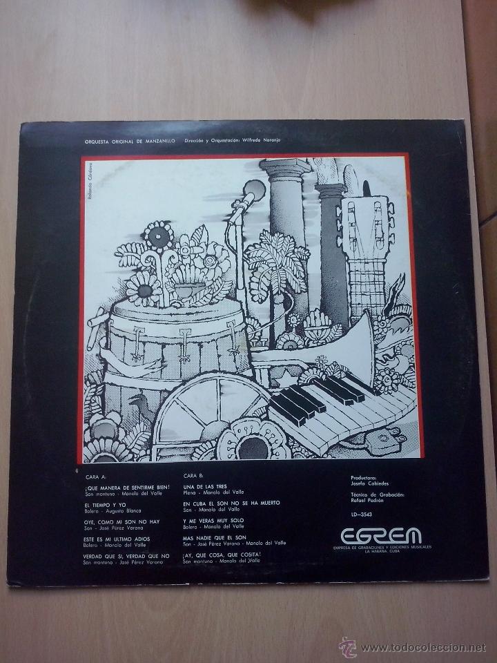 Discos de vinilo: original del manzanillo- lp arieto cuba - Foto 2