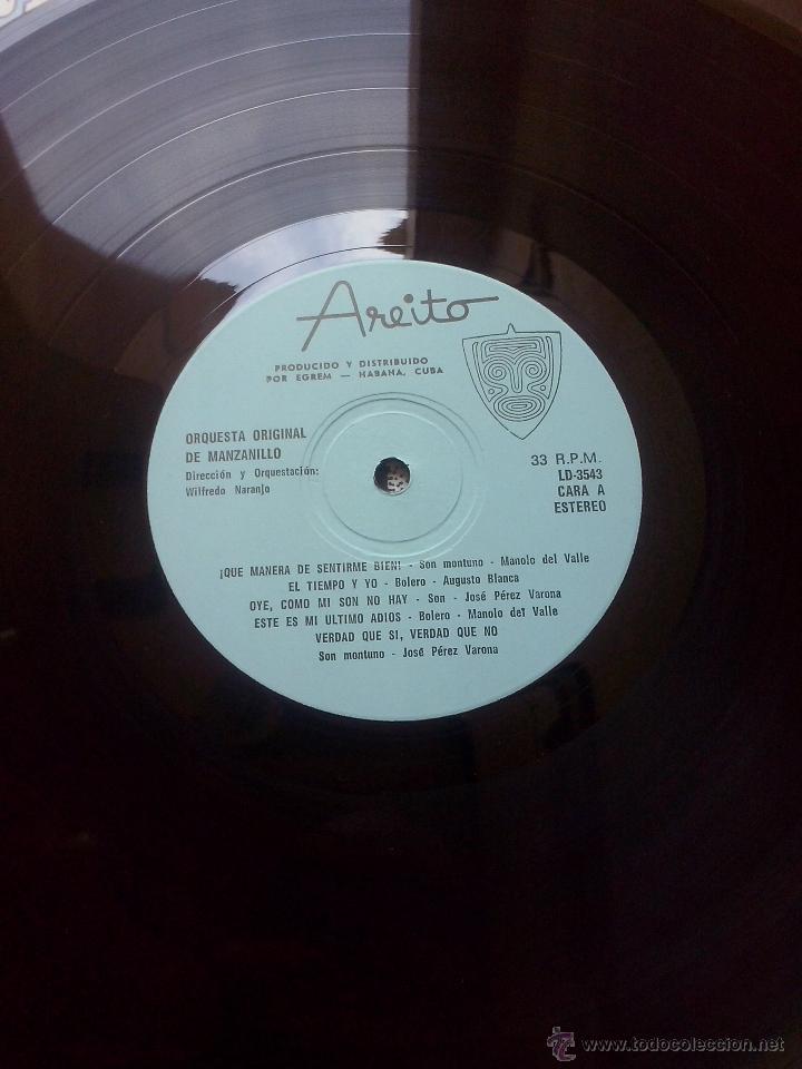 Discos de vinilo: original del manzanillo- lp arieto cuba - Foto 3