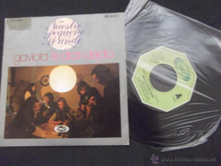 Dischi in vinile: NUESTRO PEQUE&Ntilde;O MUNDO-DISCO SINGLE-SG6-GAVIOTA-TE DIRAN DEJALO-1976