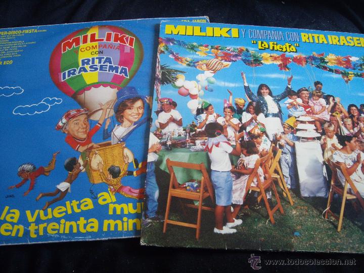 Discos de vinilo: lote dos lps de miliki con r. irasema - Foto 1