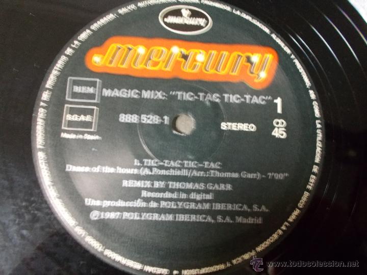 Discos de vinilo: TIC TAC TIC TAC. MAGIC MIX.THE WORK MIX   MAXI 12 - Foto 2