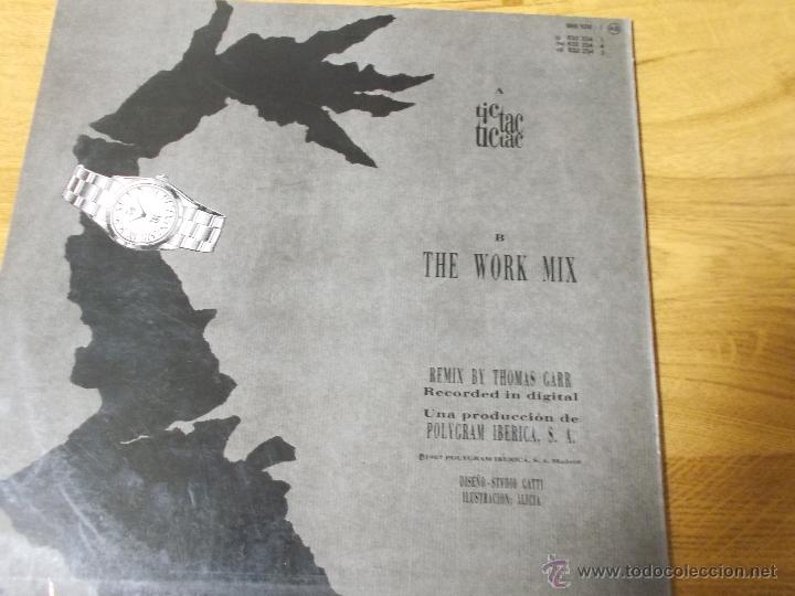 Discos de vinilo: TIC TAC TIC TAC. MAGIC MIX.THE WORK MIX   MAXI 12 - Foto 3