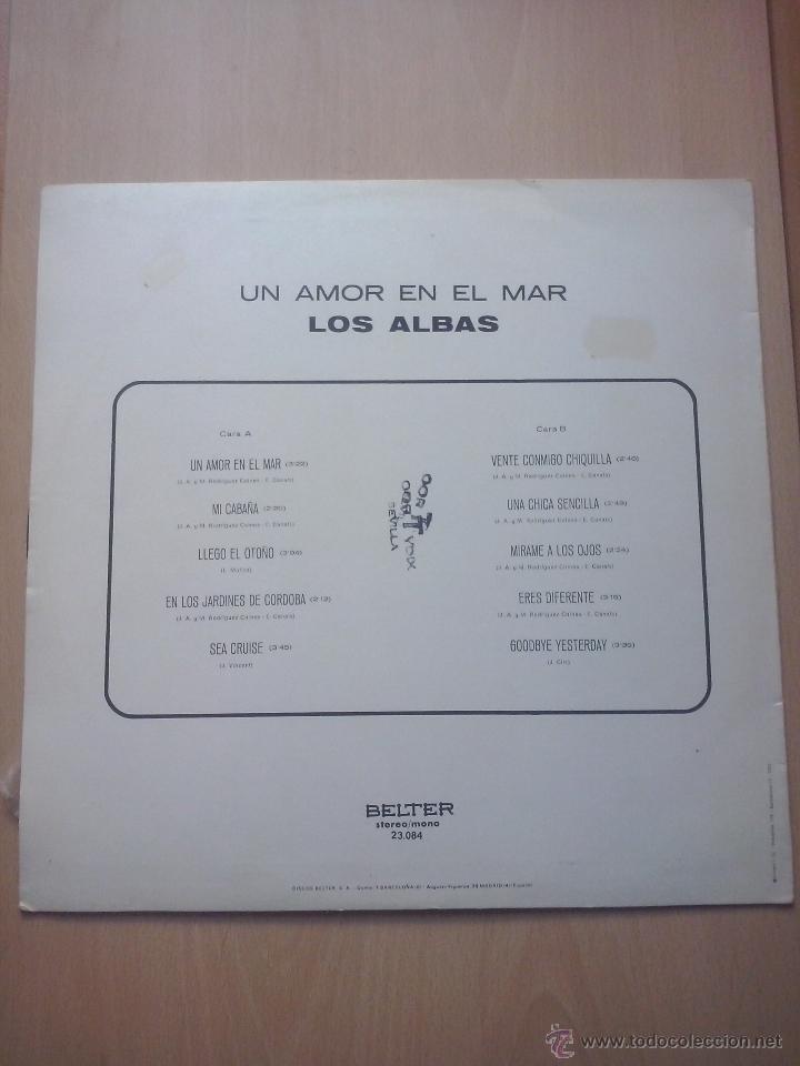 Discos de vinilo: los albas- un amor en el mar- lp belter 1975 - Foto 2