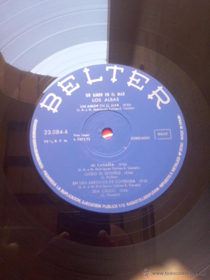 Discos de vinilo: los albas- un amor en el mar- lp belter 1975 - Foto 3
